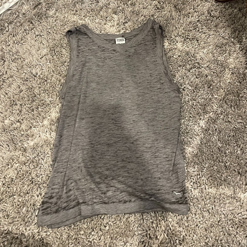 Gray Pink tank top